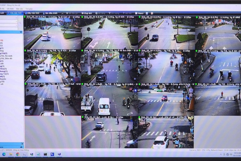 Hệ thống camera giám sát giao thông và an ninh trật tự cơ bản hoàn thiện (Ảnh minh hoạ). 