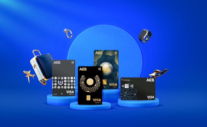ACB tăng ưu đãi cho thẻ tín dụng quốc tế.