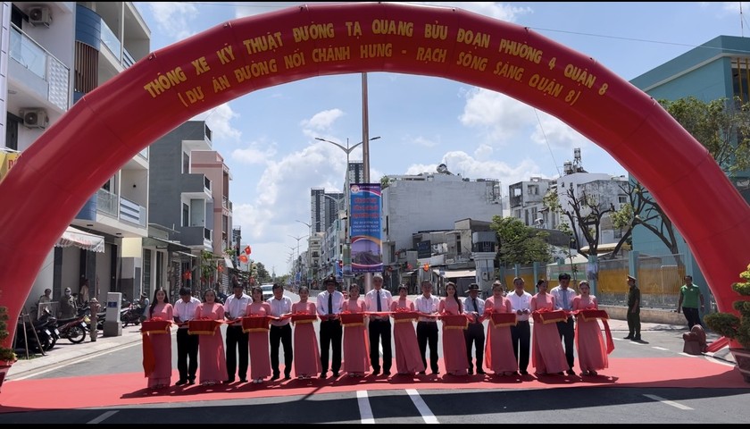 TP HCM: Thông xe đường Tạ Quang Bửu sau 23 năm tạm dừng