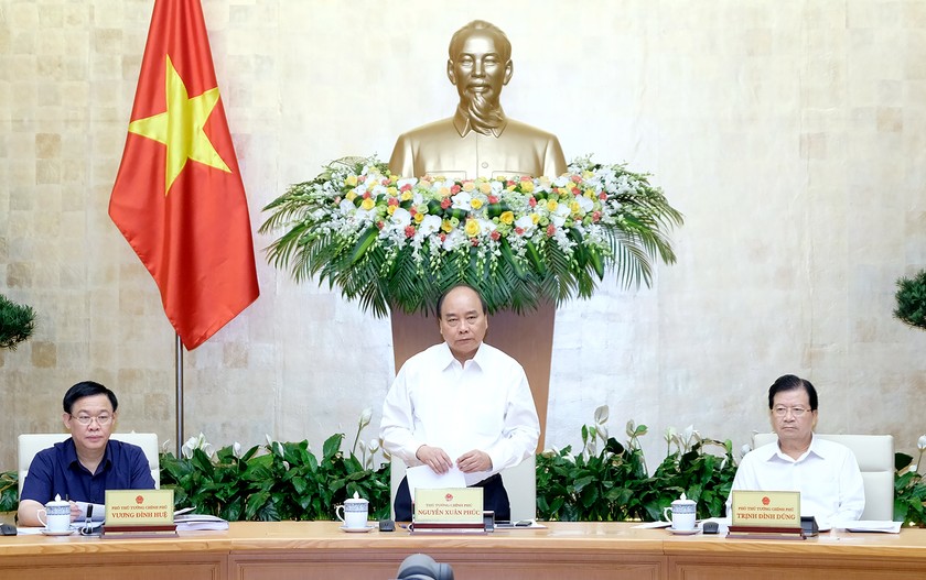 Thủ tướng Chính phủ Nguyễn Xuân Phúc chủ trì phiên họp Chính phủ ngày 16/8/2018