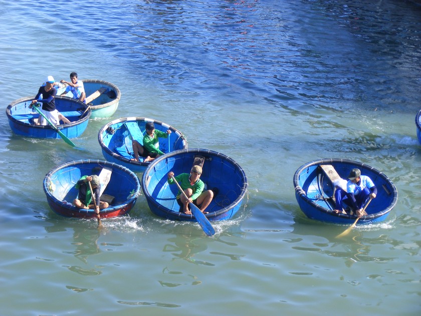Bình Thuận: Sôi động Lễ Hội đua thuyền truyền thống Mừng Đảng Mừng Xuân