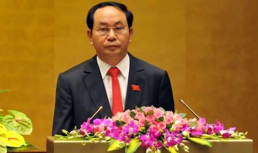Chủ tịch nước Trần Đại Quang. Ảnh: Internet.