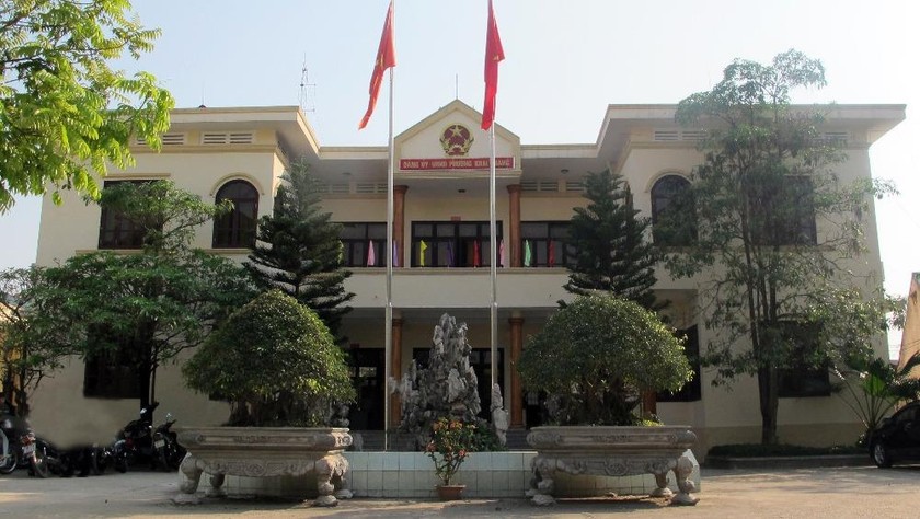 Trụ sở phường Khai Quang.
