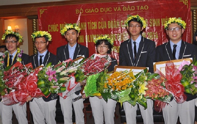 Sáu thành viên trong đội Toán học Việt Nam 2014 đều giành huy chương. 