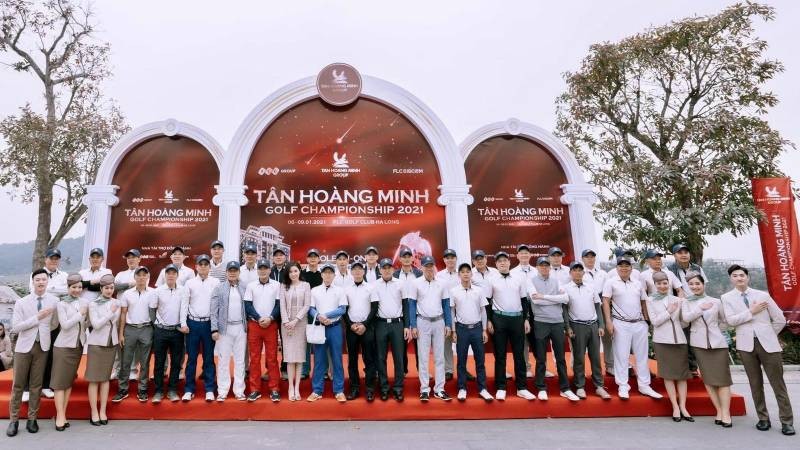 Toàn cảnh lễ khai mạc Tân Hoàng Minh Golf Championship 2021