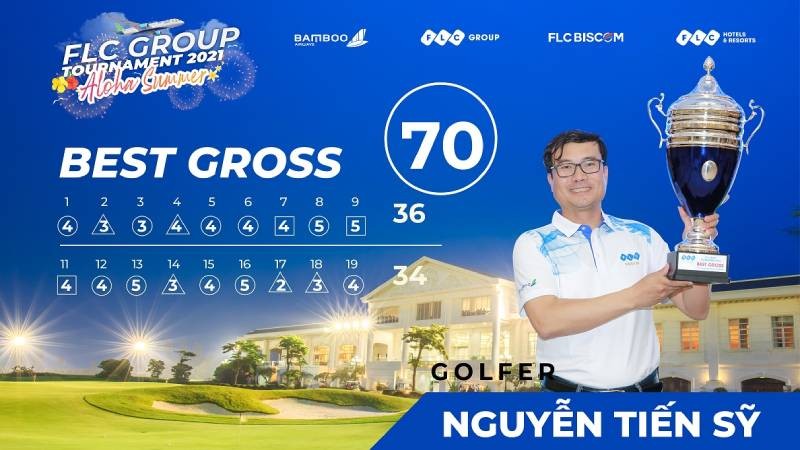 Thành tích nổi bật của golfer Nguyễn Tiến Sỹ tại giải đấu.