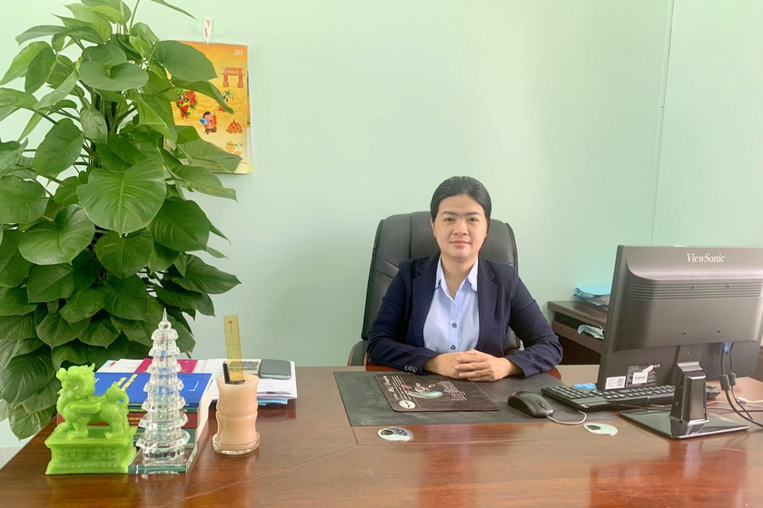 Bà Phạm Thị Minh Huệ - Phó Giám đốc Sở Tư pháp tỉnh Sóc Trăng.