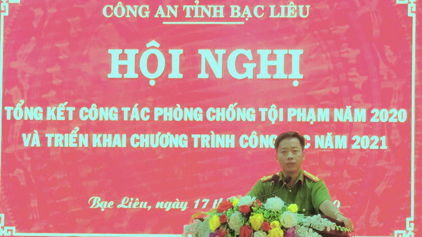 Thượng tá Hoàng Ngọc Đạo, Phó trưởng Công an huyện Đông Hải, tỉnh Bạc Liêu 