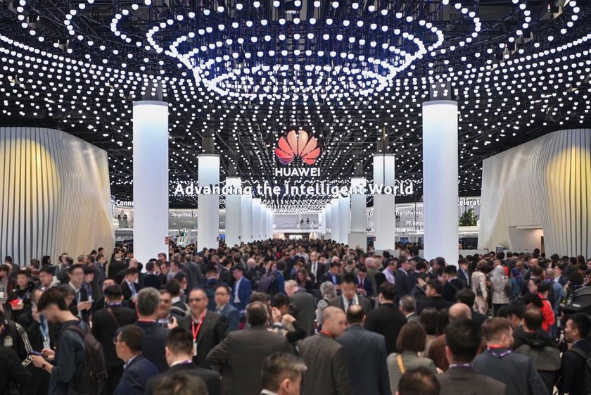 Gian hàng của Huawei tại sự kiện MWC 2024
