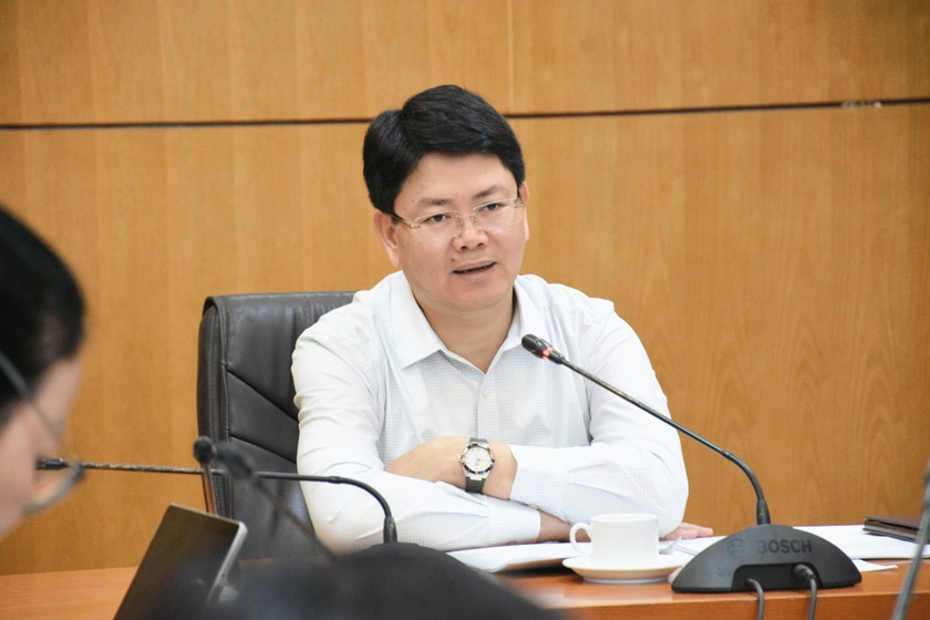 Thứ trưởng Bộ Tư pháp Nguyễn Thanh Tịnh phát biểu chỉ đạo.