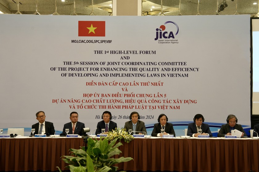 Diễn đàn cấp cao Việt Nam – Nhật Bản: Thúc đẩy hợp tác pháp luật và tư pháp trong khuôn khổ Dự án JICA