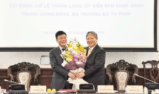 Bộ trưởng Lê Thành Long hứa dành trọn tâm huyết cho ngành Tư pháp 