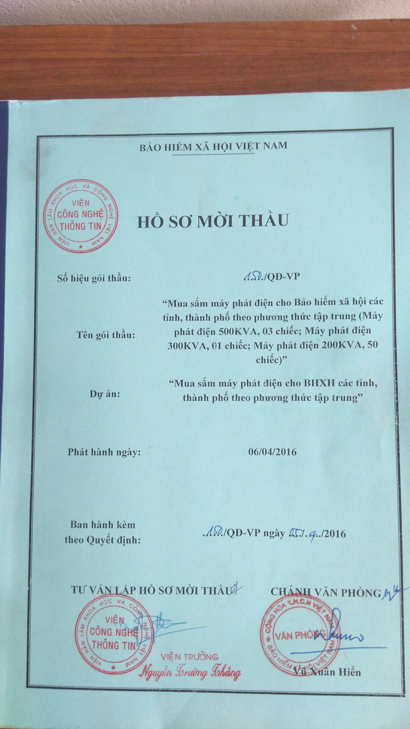 Bảo hiểm xã hội Việt Nam vi phạm Luật Đấu thầu?