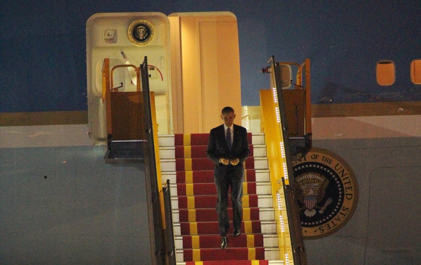 Tổng thống Obama là Tổng thống Mỹ thứ 3 tới thăm Việt Nam sau Tổng thống Bill Clinton (năm 2000) và Tổng thống G.W.Bush (năm 2006) 