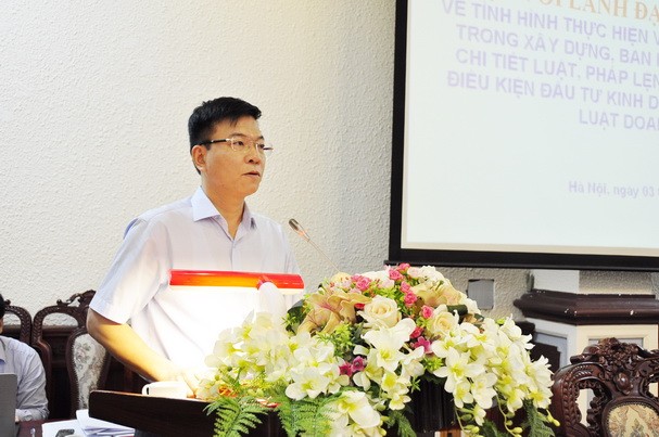 Bộ trưởng Lê Thành Long khẳng định "không thể chạy theo số lượng"