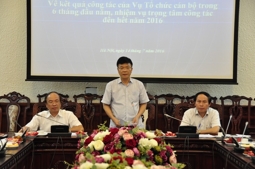 Bộ trưởng Lê Thành Long ghi nhận và biểu dương những kết quả của công tác tổ chức cán bộ