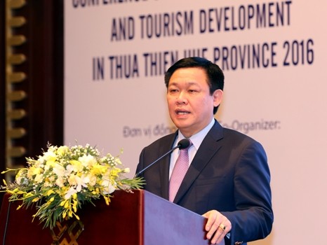 Phó Thủ tướng Chính phủ Vương Đình Huệ phát biểu chỉ đạo tại Hội nghị 
