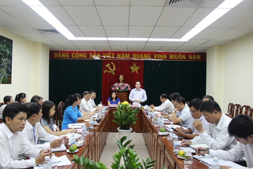 Thứ trưởng Bộ Tư pháp Lê Tiến Châu làm việc với Sở Tư pháp Đồng Nai