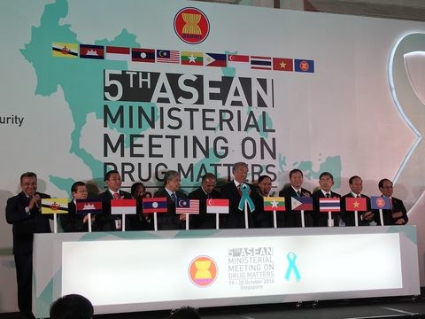 Các đại biểu Hội nghị cấp Bộ trưởng ASEAN về vấn đề ma túy lần 5 tháng 10/2016