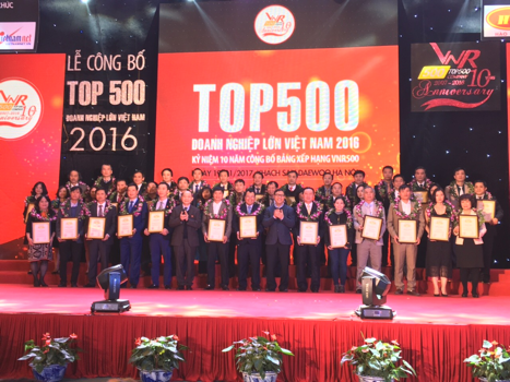 Vedan Việt Nam duy trì tăng trưởng hợp lý và đạt được mục tiêu và chỉ tiêu kế hoạch kinh doanh, tiếp tục khẳng định vị trí trong TOP 500 Doanh nghiệp lớn nhất Việt Nam năm 2016