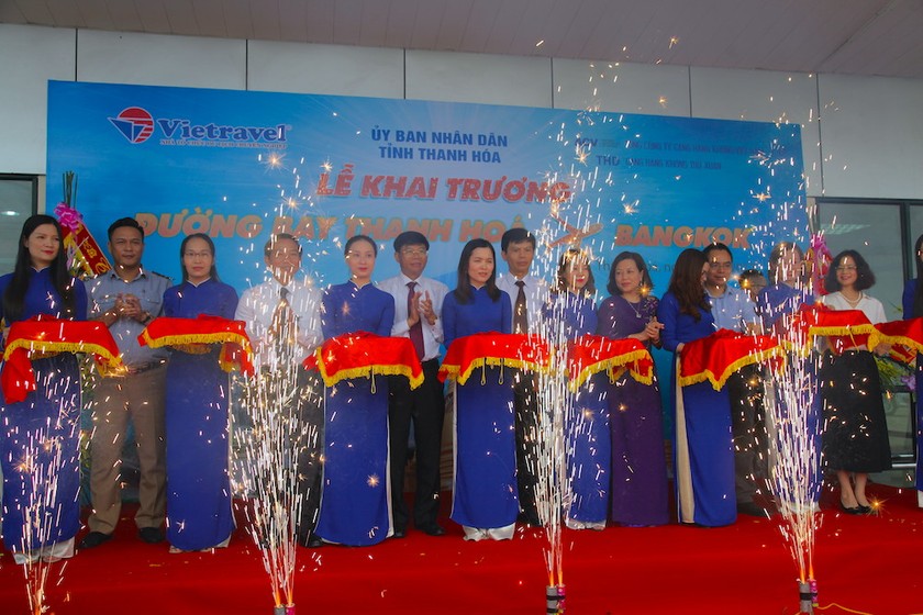 Khai trương đường bay quốc tế đầu tiên tại Thanh Hoá