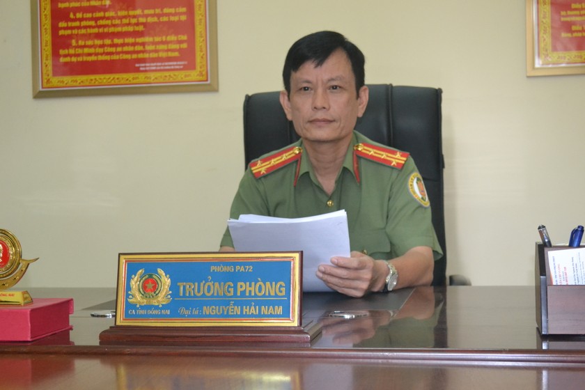 Theo Đại tá Nguyễn Hải Nam giải quyết thủ tục xuất nhập cảnh trên internet là bước đột phá trong cải cách hành chính của Công an Đồng Nai.