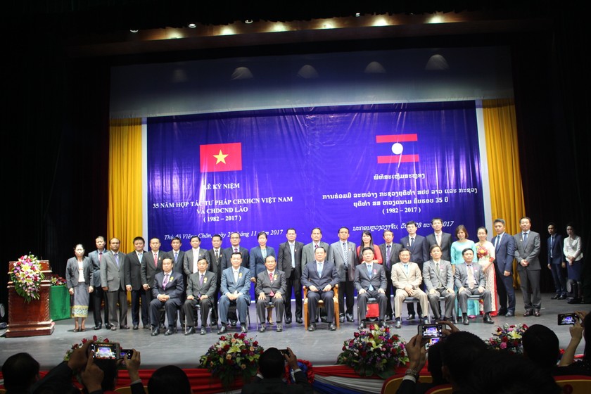 Kỷ niệm 35 năm Hợp tác tư pháp CHXHCN Việt Nam và CHDCND Lào