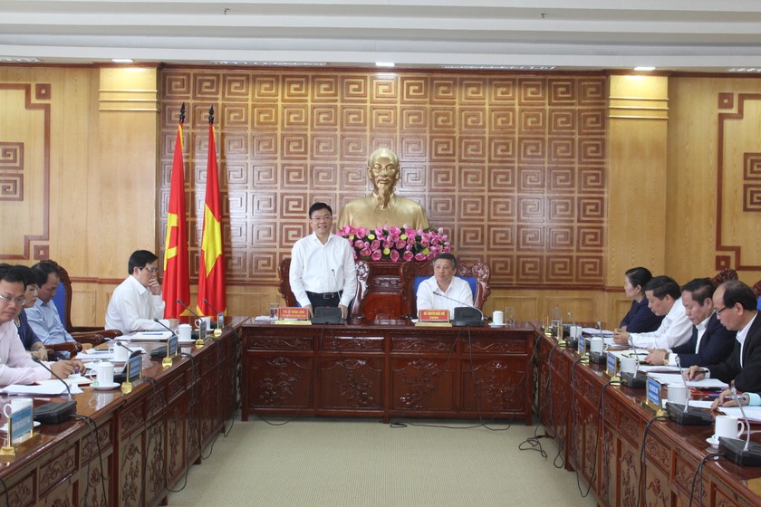 Bộ trưởng Lê Thành Long làm việc với Tỉnh ủy Lai Châu: Tỉnh quan tâm, bố trí cán bộ làm pháp chế