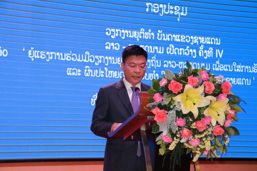  Bộ trưởng Tư pháp Việt Nam Lê Thành Long phát biểu tại Hội nghị