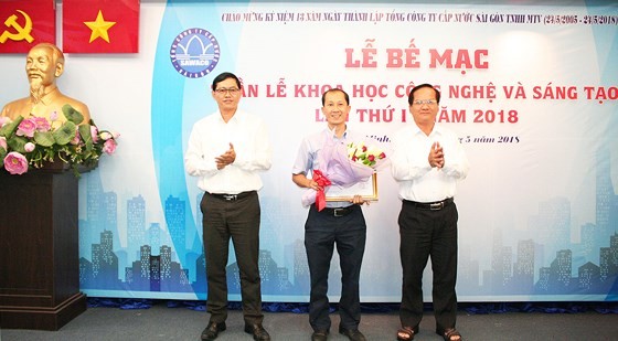 Đề tài “Gia công bộ cảo ghép van Chlor” của KS Nguyễn Hữu Anh Tuấn được công nhận là sáng kiến cải tiến kỹ thuật năm 2018