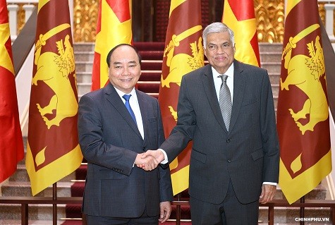 Thủ tướng Nguyễn Xuân Phúc và Thủ tướng Sri Lanka Ranil Wickremesinghe