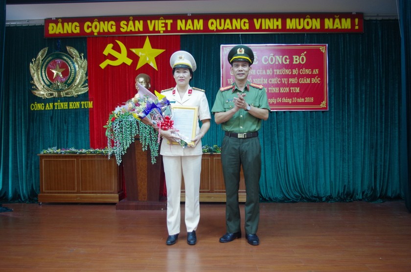 Kon Tum có nữ Phó Giám đốc Công an tỉnh