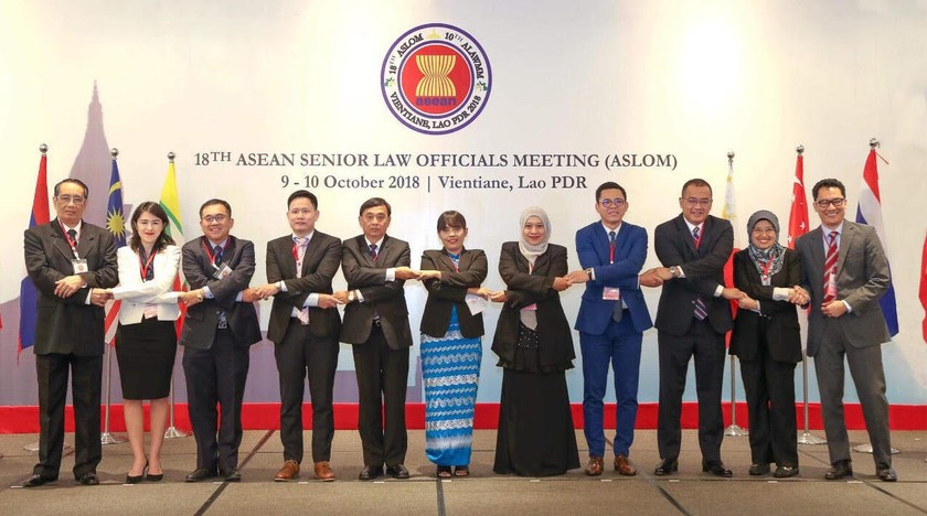 Khai mạc Hội nghị lần thứ 18 Quan chức pháp luật cao cấp các nước ASEAN