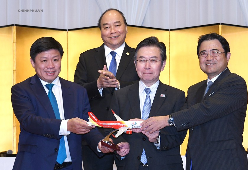 Thủ tướng chứng kiến mở thêm 3 đường bay thẳng kết nối Việt Nam - Nhật Bản