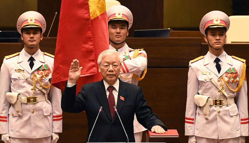 Tổng Bí thư Nguyễn Phú Trọng tuyên thệ nhậm chức Chủ tịch nước 