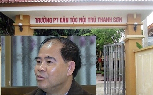 Cơ quan công an tỉnh Phú Thọ đã khởi tố, bắt tạm giam ông Đinh Bằng My, Hiệu trưởng trường Phổ thông dân tộc nội trú Thanh Sơn.