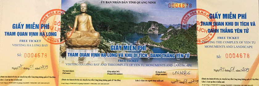 Bay thẳng đến Vân Đồn, hành khách được miễn phí tham quan nhiều thắng cảnh Quảng Ninh