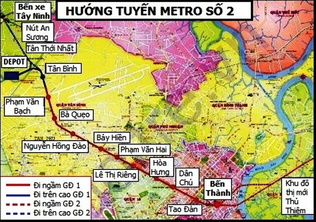 (Tuyến metro số 2 Bến Thành - Tham Lương)