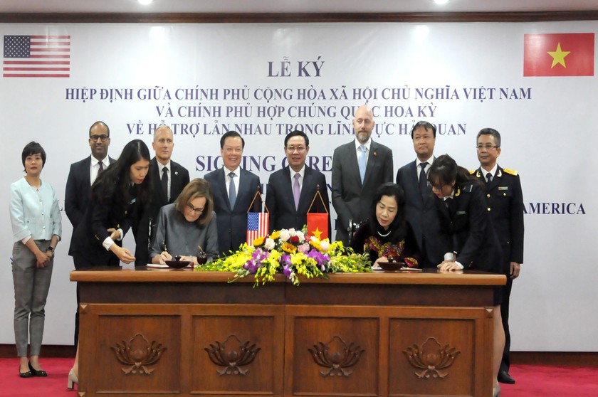 Việt Nam và Hoa Kỳ ký kết Hiệp định về Hỗ trợ lẫn nhau trong lĩnh vực hải quan