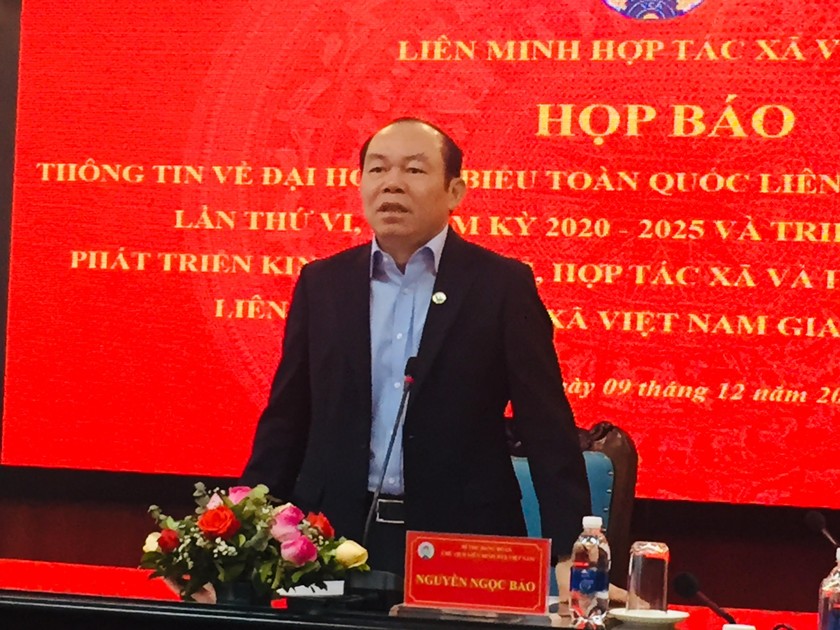 Ông Nguyễn Ngọc Bảo, Bí thư Đảng đoàn, Chủ tịch Liên minh HTX Việt Nam