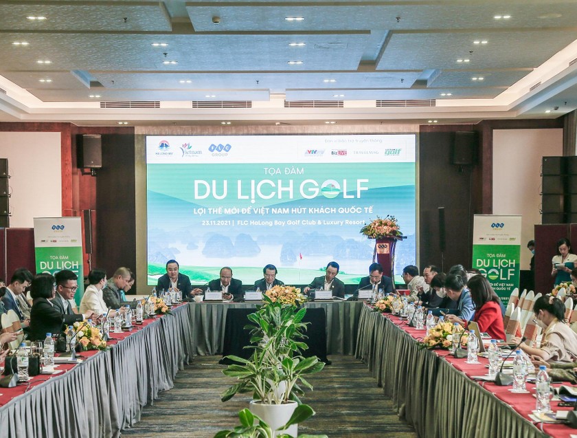 Tọa đàm “Du lịch golf – Lợi thế mới để Việt Nam hút khách quốc tế” diễn ra tại FLC Hạ Long (Quảng Ninh) ngày 23/11