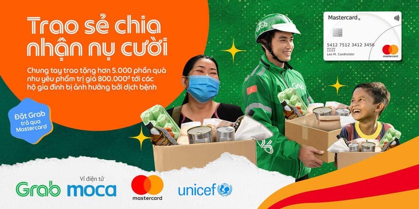 Sáng kiến “Trao sẻ chia, nhận nụ cười” (Delivery for Good) đặt mục tiêu trao tặng hơn 5.000 gói hỗ trợ nhu yếu phẩm cho những người có hoàn cảnh khó khăn. 