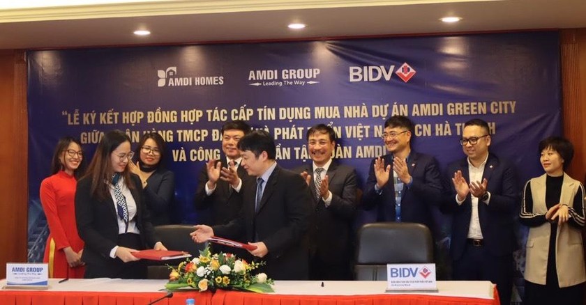 Tập đoàn AMDI hợp tác cùng Ngân hàng BIDV hỗ trợ khách hàng mua nhà tại Dự án AMDI Green City