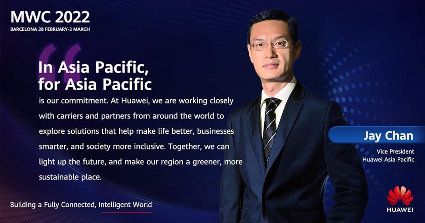 Ông Jay Chen, Phó Chủ tịch Huawei Châu Á Thái Bình Dương.