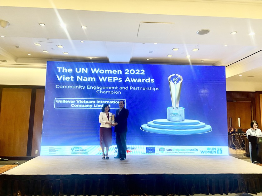 Unilever Việt Nam được vinh danh tại giải thưởng uy tín Thực hiện Nguyên tắc Trao quyền cho Phụ nữ - WEPs Awards của UN Women trong 3 năm liên tiếp