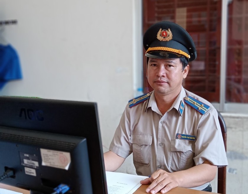 Ông Nguyễn Thái Nguyên, Phó Chi cục trưởng Chi cục THADS huyện Đức Hòa, tỉnh Long An.