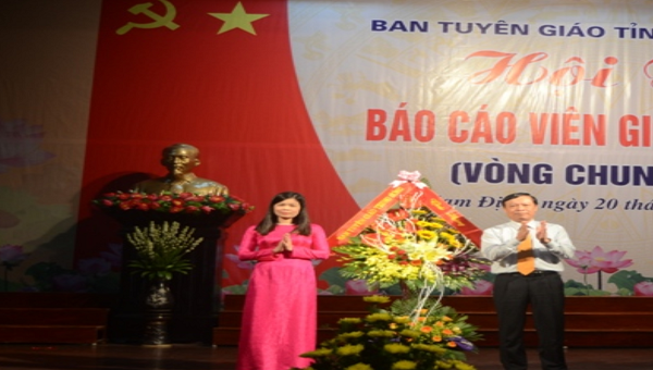 Hội thi báo cáo viên giỏi tỉnh Nam Định.