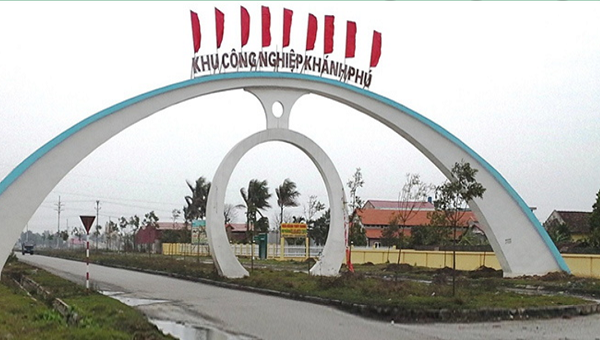KCN Khánh Phú chưa hoàn thành các thủ tục pháp lý về PCCC.