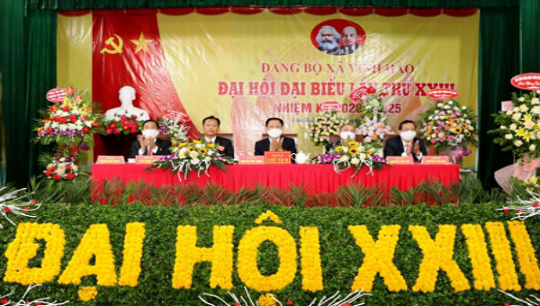 Đại hội đại biểu Đảng bộ xã Vĩnh Hào (huyện Vụ Bản) lần thứ XXIII đã tiến hành bầu Ban chấp hành Đảng bộ xã, nhiệm kỳ 2020-2025.
