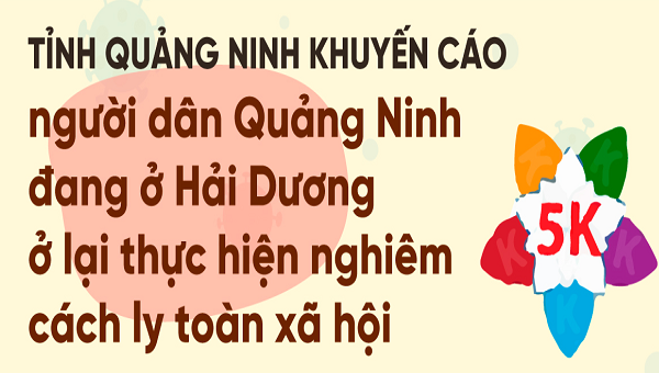 Khuyến cáo người dân Quảng Ninh đang ở Hải Dương thực hiện nghiêm quy định cách ly 